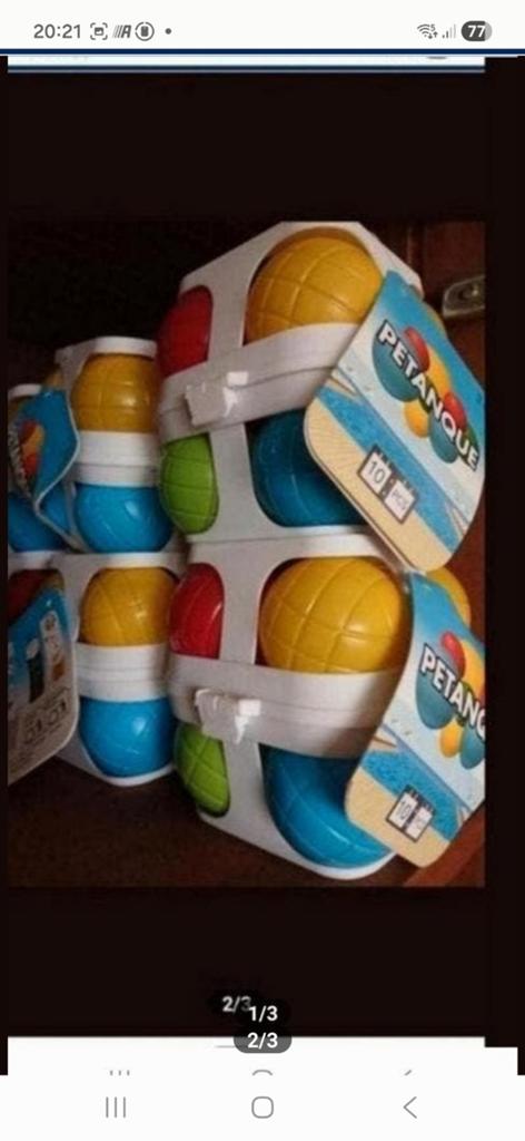 BOULES DE PÉTANQUES 8+ COCHONET PRIX 6 EUR, Enlèvement