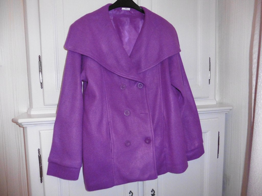 Belle veste 3/4, doublée, mauve, T.42-44, Vêtements | Femmes, Vestes | Hiver, Taille 42/44 (L), Enlèvement ou Envoi, Autres couleurs