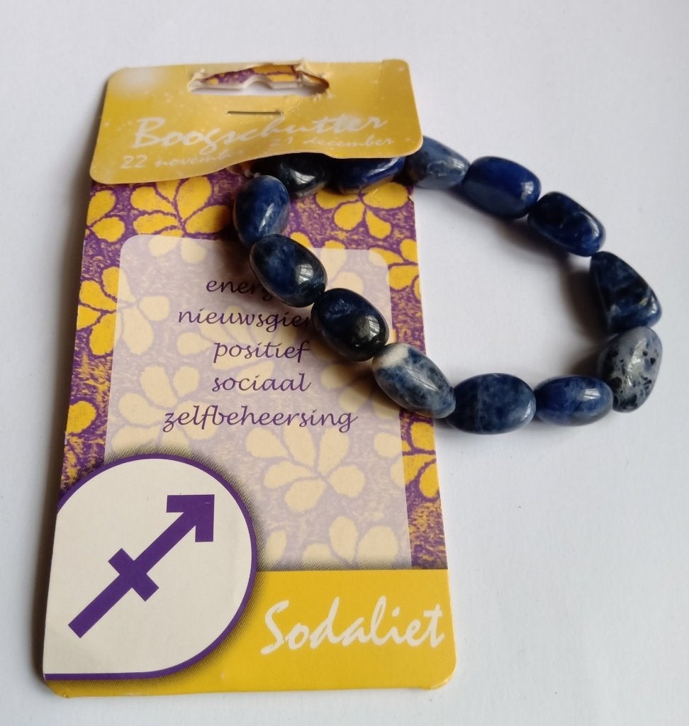 rozekwarts/sodaliet armband, Handtassen en Accessoires, Ophalen of Verzenden, Nieuw