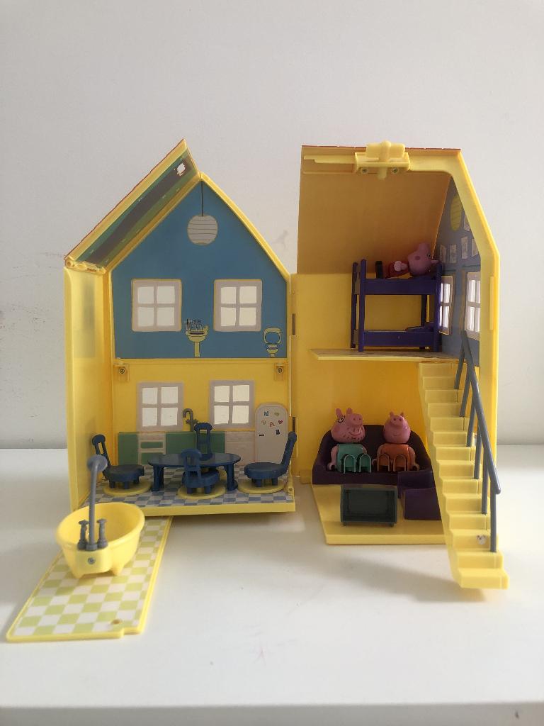 peppa pig huis, Kinderen en Baby's, Speelgoed | Overig, Ophalen, Gebruikt