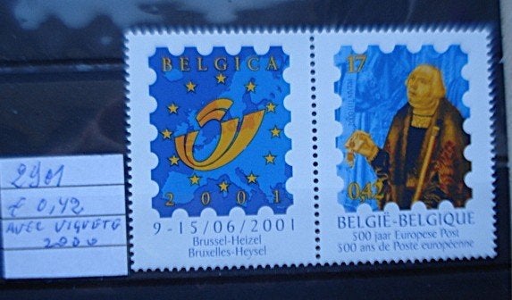 Belgique n 2901 **/mnh, Non oblitéré, Sans enveloppe, Gomme originale, Envoi