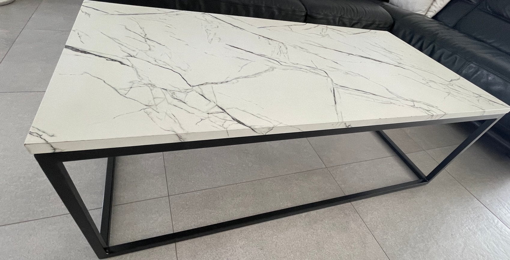 Table basse, Huis en Inrichting, Tafels | Salontafels, Ophalen, Zo goed als nieuw, Metaal