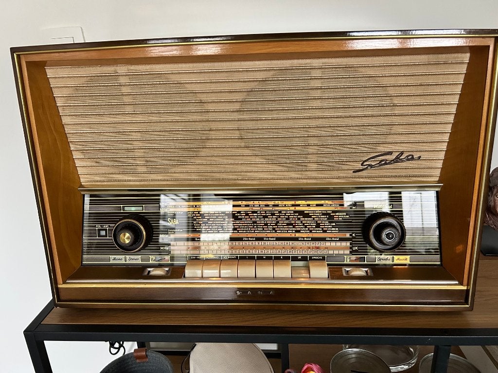 RADIO SABA WILDBAD 1960, Audio, Tv en Foto, Ophalen, Gebruikt, Radio