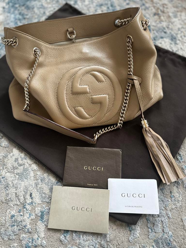 Gucci Soho Vintage, Handtassen en Accessoires, Tassen | Damestassen, Ophalen of Verzenden, Zo goed als nieuw, Handtas