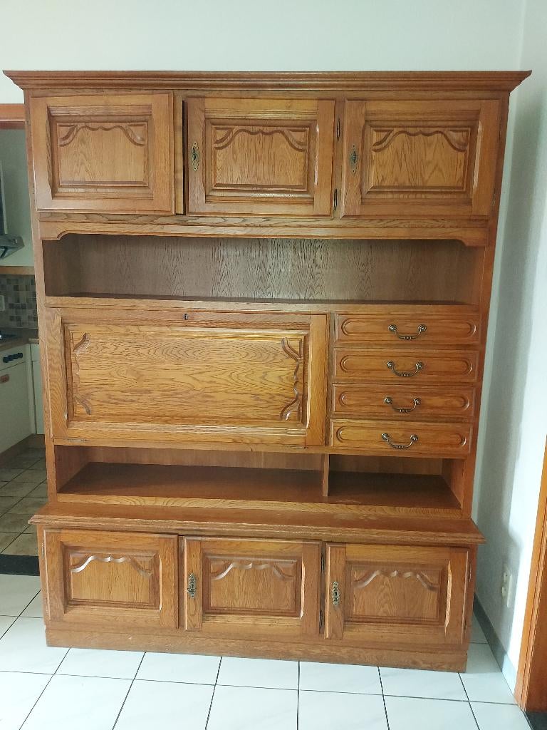 Wandkast, Huis en Inrichting, Ophalen, Gebruikt, Met deur(en), 200 cm of meer