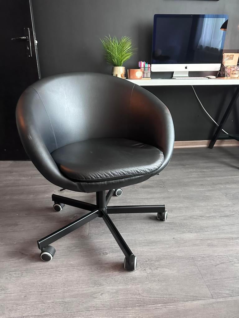 zwarte bureau stoel, Huis en Inrichting, Bureaustoelen, Bureaustoel, Ophalen