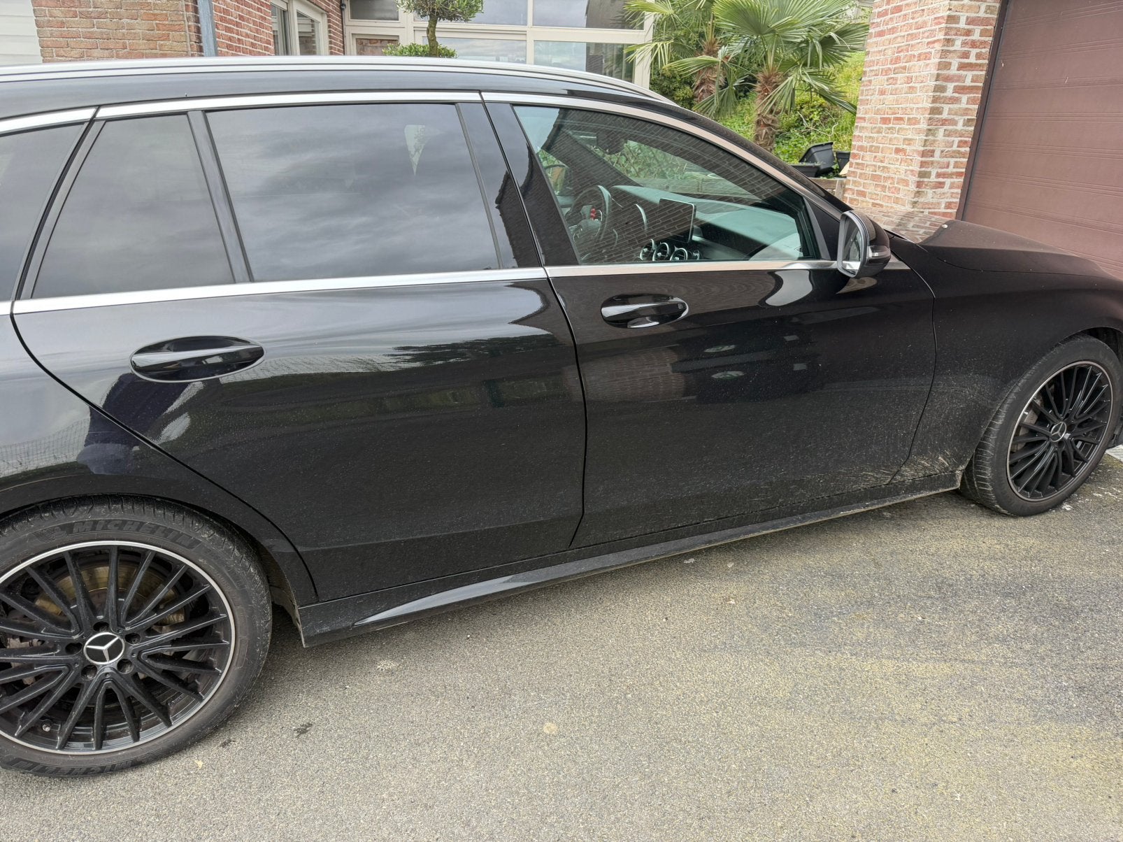 Mercedes C180 diesel, Auto's, 4 deurs, Zwart, Particulier, C-Klasse