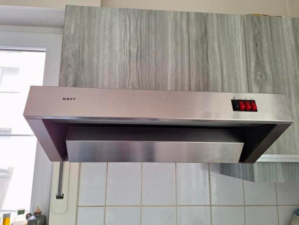 Dampkap novy, Elektronische apparatuur, Afzuigkappen, Zo goed als nieuw, Inbouw, Onderbouw afzuigkap, Ophalen