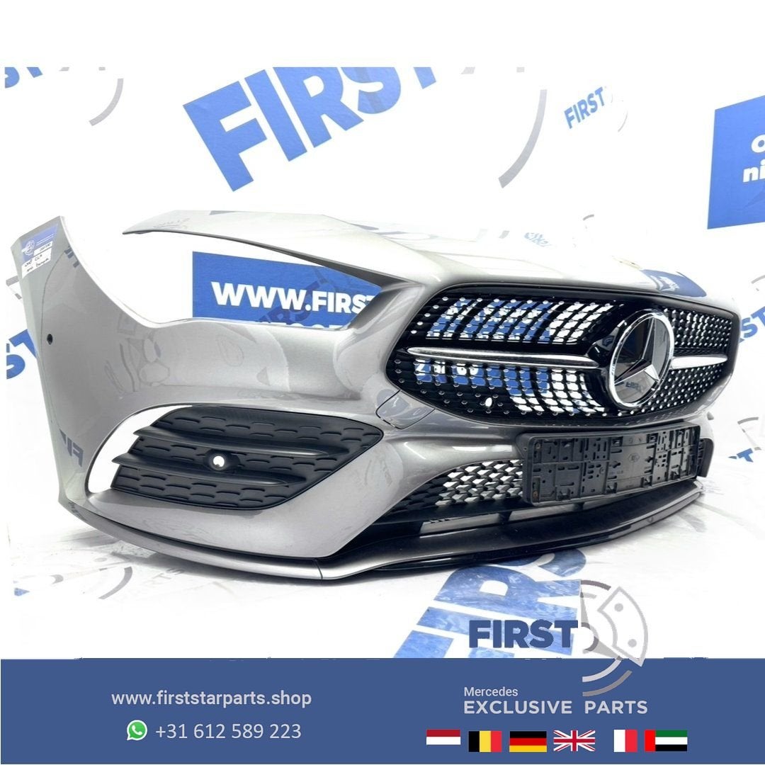 W118 CLA AMG BUMPER ZWART WIT GRIJS VOORBUMPER + DIAMOND GRI, Utilisé, -, Avant, -