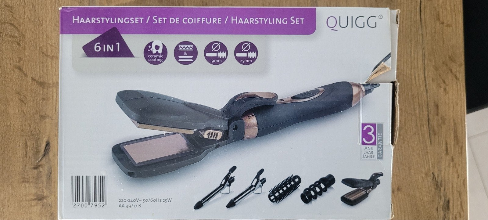 hairstyling set - 6 in 1, Ophalen
