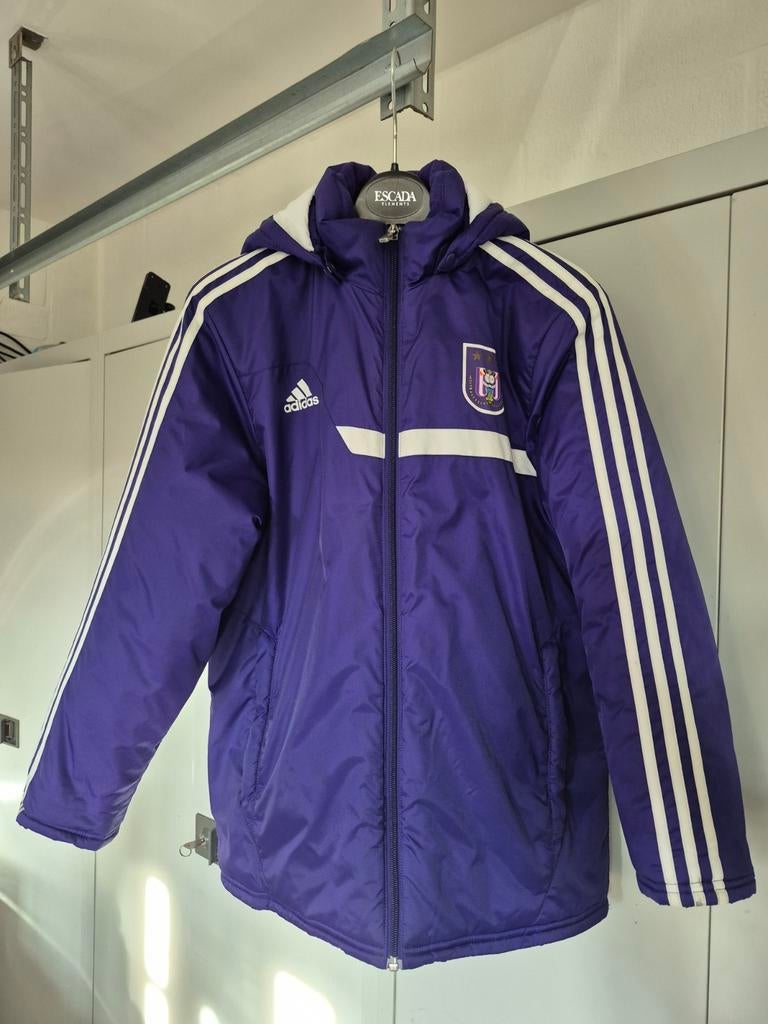 Anderlecht jas 152, Ophalen of Verzenden, Zo goed als nieuw, Paars, Voetbal