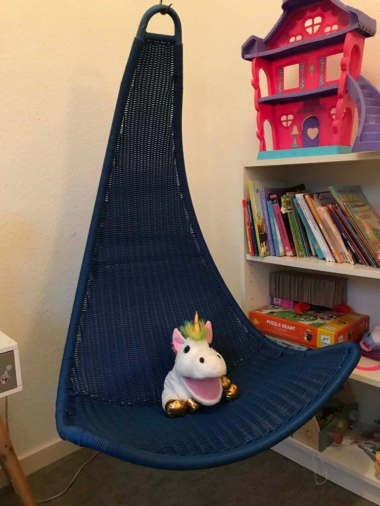Fauteuil à suspendre, Enlèvement, Utilisé, Une personne, Intérieur