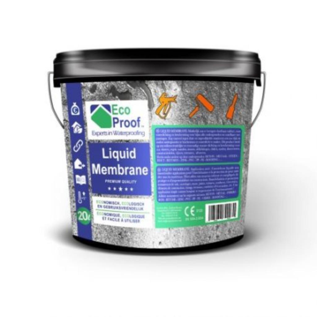 5L Vloeibaar Rubber Liquid Membrane Ecoproof_Techniekwinkel, Doe-het-zelf en Bouw, Ophalen of Verzenden, Nieuw