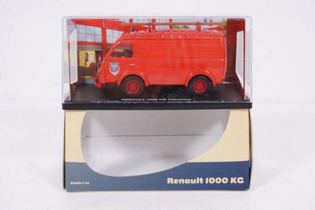 1:43 Eligor Renault Goèlette 1000 kg Pompier brandweer, Hobby en Vrije tijd, Modelauto's | 1:43, Zo goed als nieuw, Overige typen