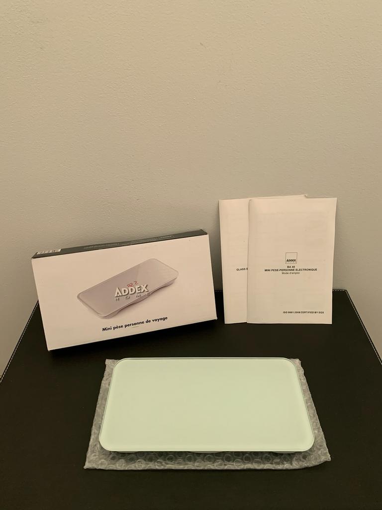 NIEUW > ADDEX mini-reisweegschaal, Ophalen of Verzenden, Nieuw, Personenweegschaal