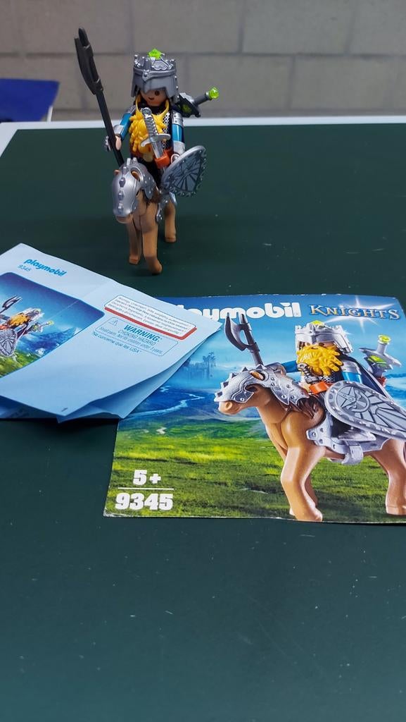 Ridder met pony playmobil, Ophalen