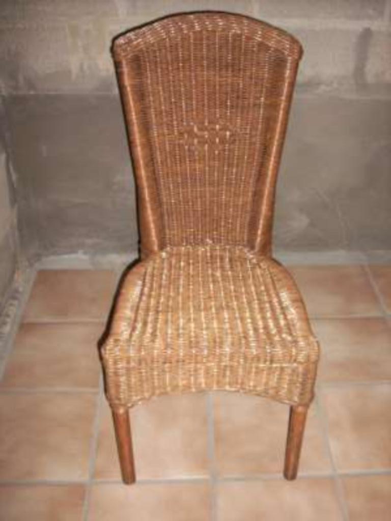 rieten stoel, Ophalen of Verzenden