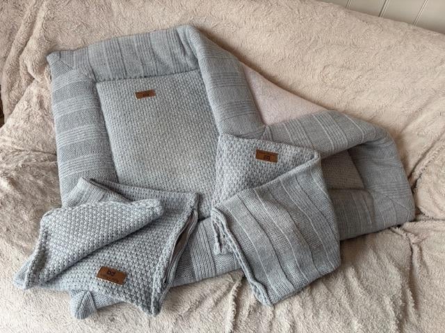 couverture fond de parc laine gris clair, Enlèvement, Comme neuf, Tapis de parc