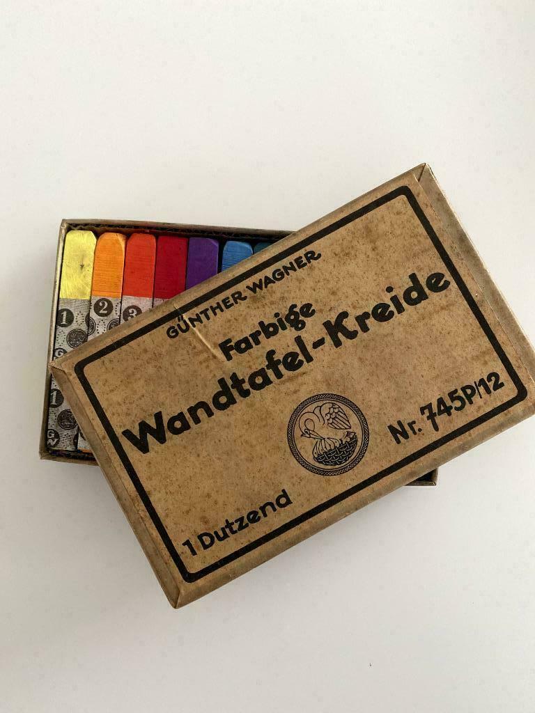 Coffret Günther Wagner Blackboard Craie Couleur Années 50, Enlèvement ou Envoi