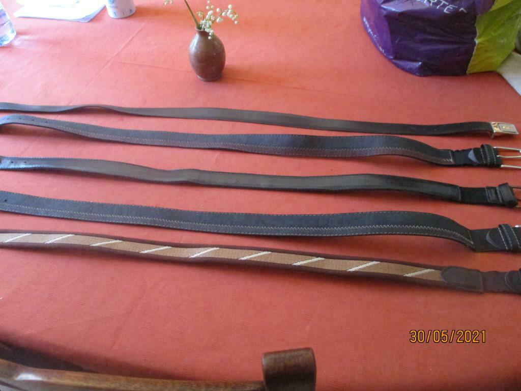 CEINTURES HOMME.  90 et 95 CM., Enlèvement ou Envoi, 90 à 100 cm, Comme neuf, Brun