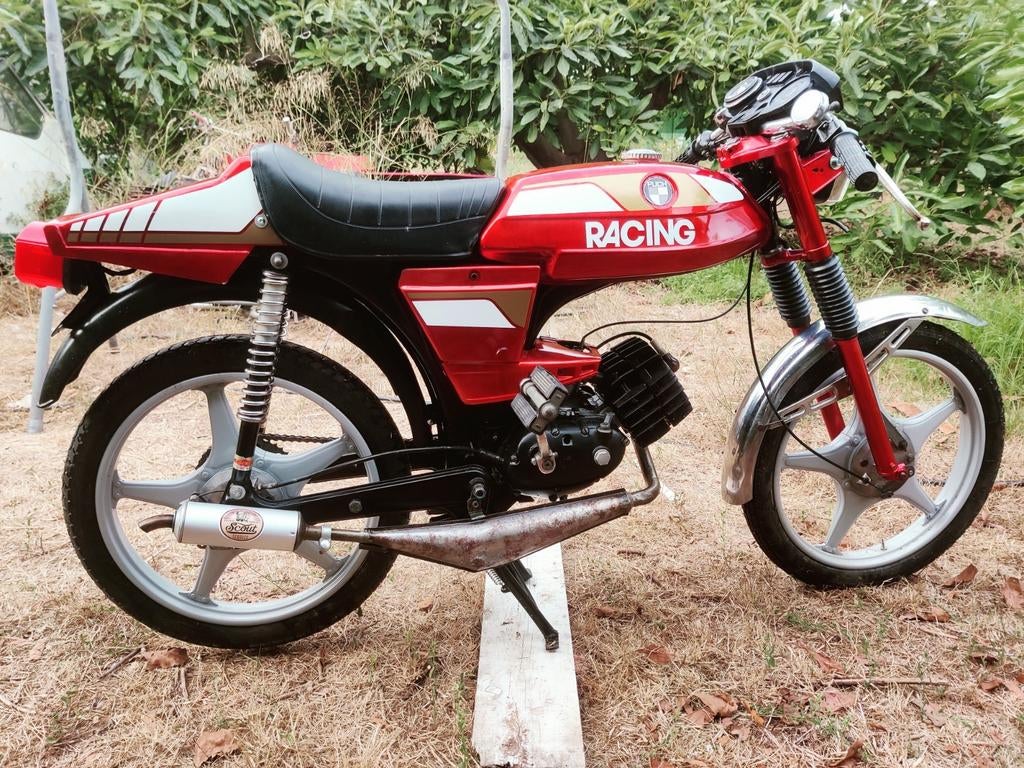 Puch monza n50 racing, Ophalen, Uitlaat