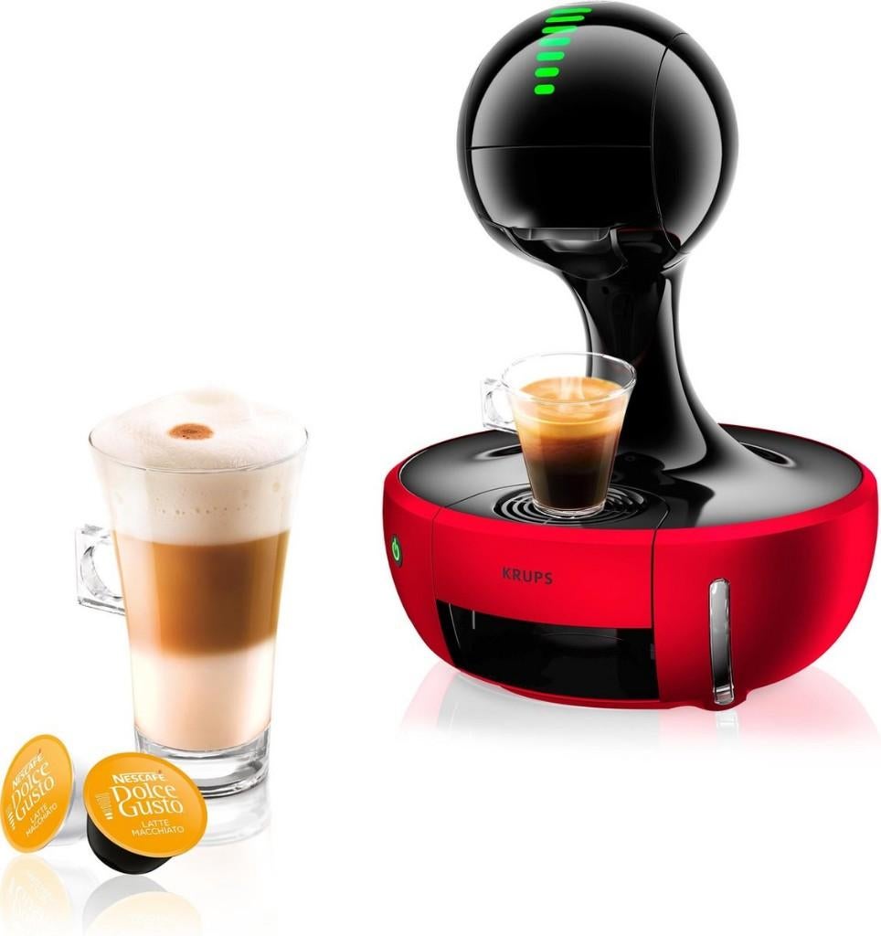 Krups Dolce Gusto Drop KP350 (variante rouge), Réservoir d'eau amovible, Enlèvement ou Envoi, Dosettes et capsules de café, Utilisé