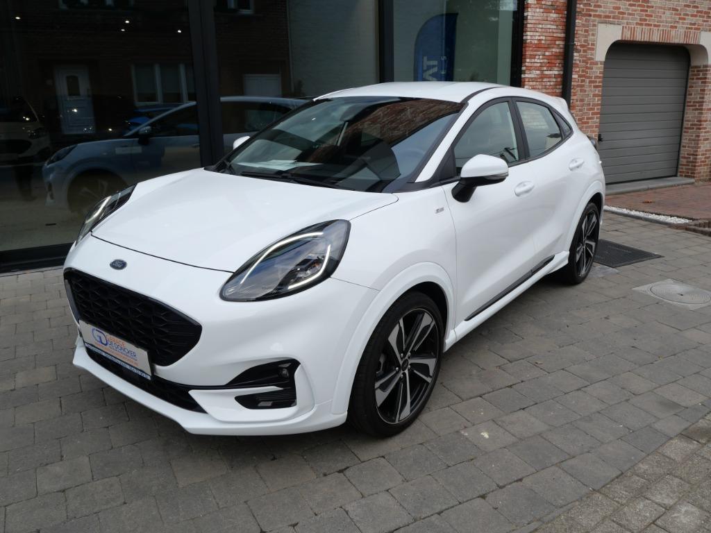 Ford Puma ST line X, Auto's, Voorwielaandrijving, Stof, Puma, Wit