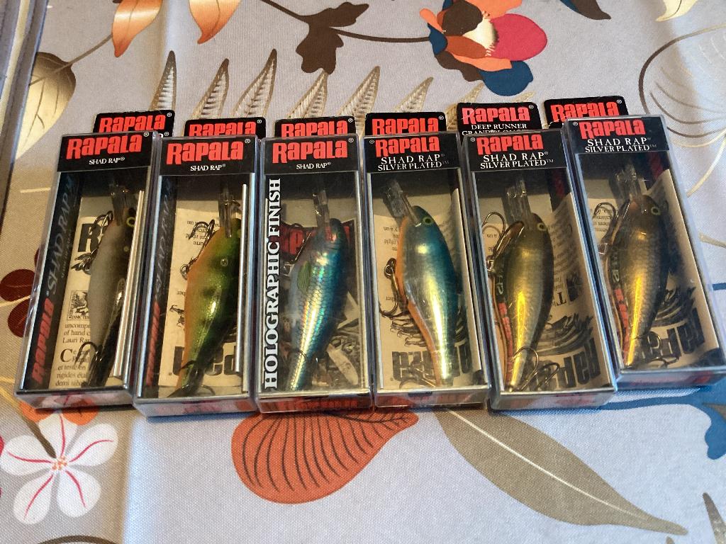 Vintage Rapala shad rap 7, Watersport en Boten, Hengelsport | Roofvissen, Nieuw, Ophalen of Verzenden