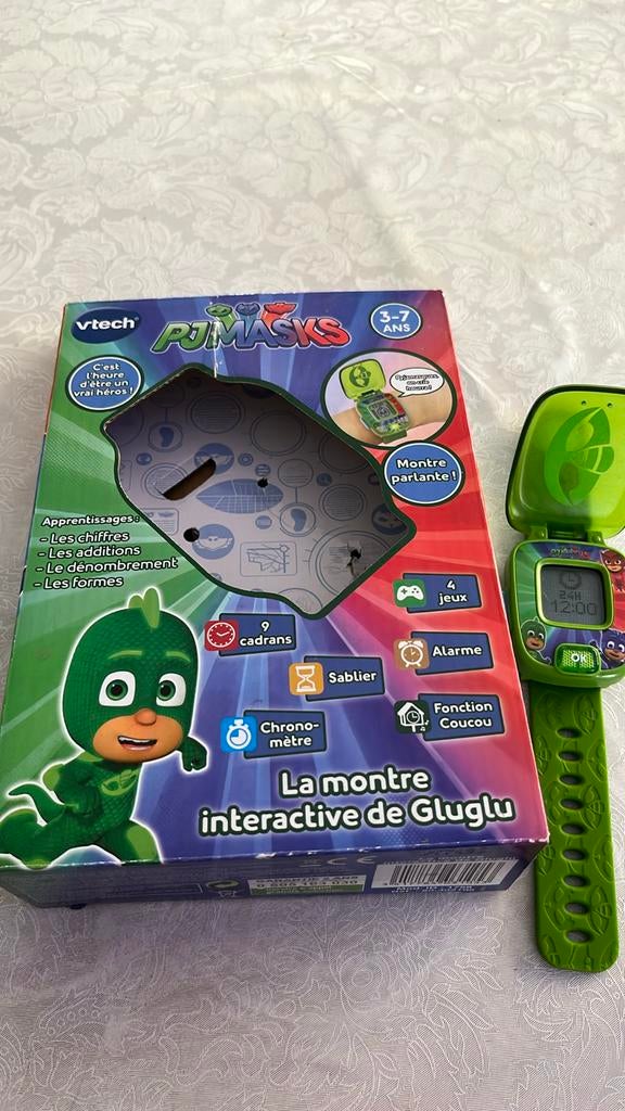Montre Pjmasks pyjamasque Vtech avec boîte., Utilisé