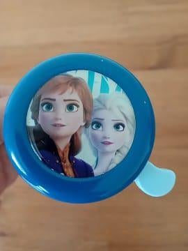 Disney fietsbel frozen blauw 2 60 Mm ongebruikt, Ophalen of Verzenden, Zo goed als nieuw