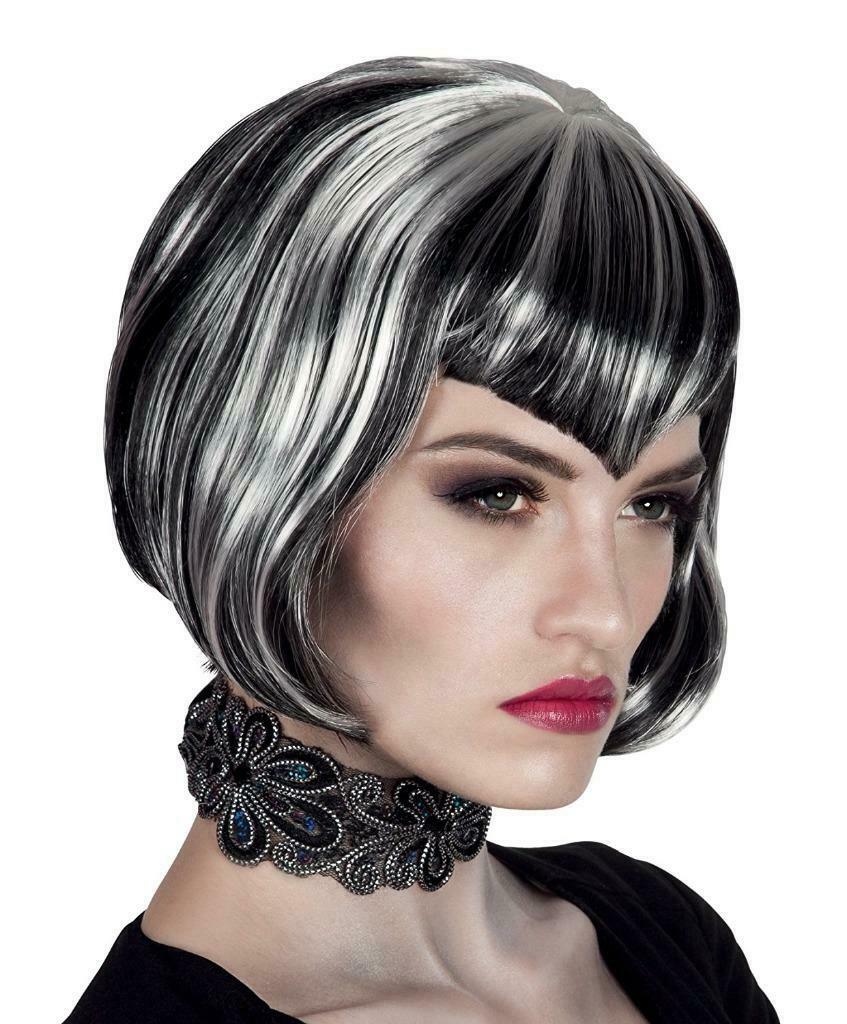 Halloween Pruik Vampire's dream grijs wit Boland 86078 , MET, Ophalen of Verzenden, Nieuw, Accessoires