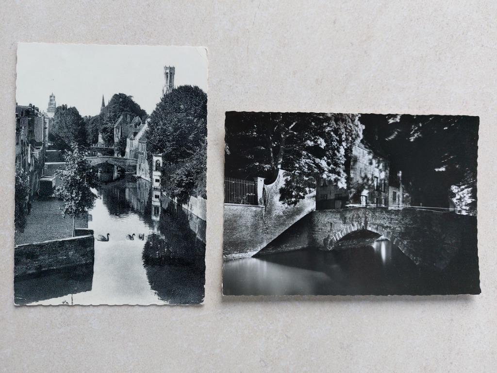 2 oude postkaarten Brugge, Verzamelen, Postkaarten | België, Ophalen of Verzenden