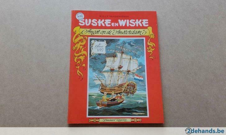 Suske en Wiske.202.Angst op de Amsterdam., Boeken, Ophalen of Verzenden, Gelezen