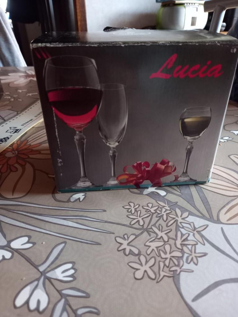 Doosje met 6 likeur glaasjes van Lucia, Ophalen of Verzenden, Nieuw
