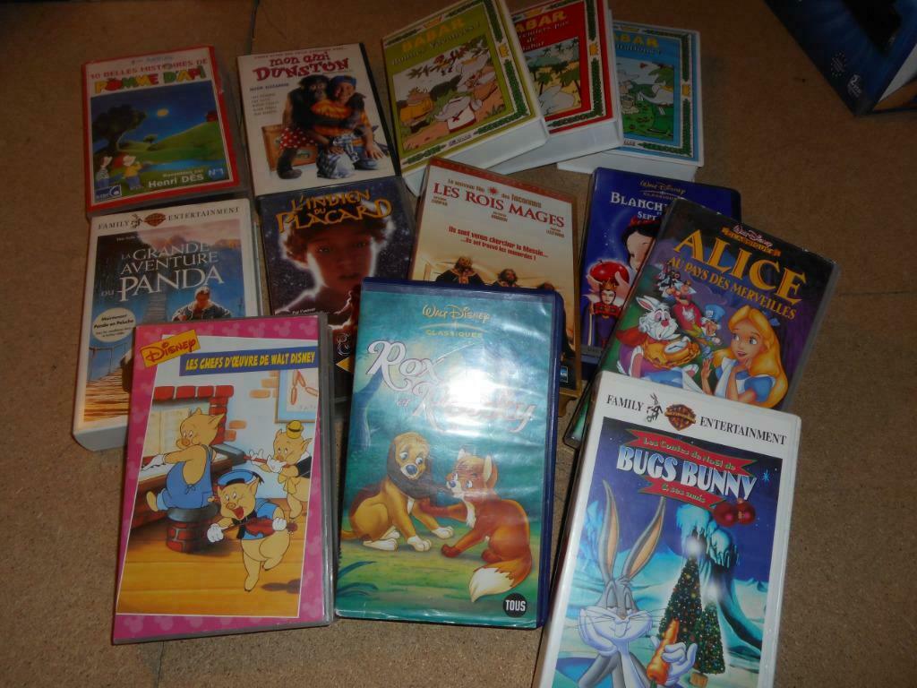 25 Vidéos K7 VHS pour enfants (Disney, Babar, Bugs Bunny...), CD & DVD, VHS | Enfants & Jeunesse, Tous les âges, Enlèvement ou Envoi