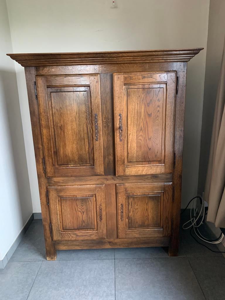 Ancienne armoire 160x125x60cm, Maison & Meubles, Armoires | Buffets, Enlèvement, Chêne