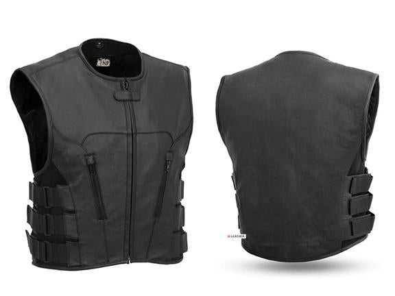 Gilet de moto en cuir neuf, Motos, Vêtements | Vêtements de moto, Manteau | cuir, Femmes, Hommes, Enfants, Neuf, avec ticket, Enlèvement ou Envoi