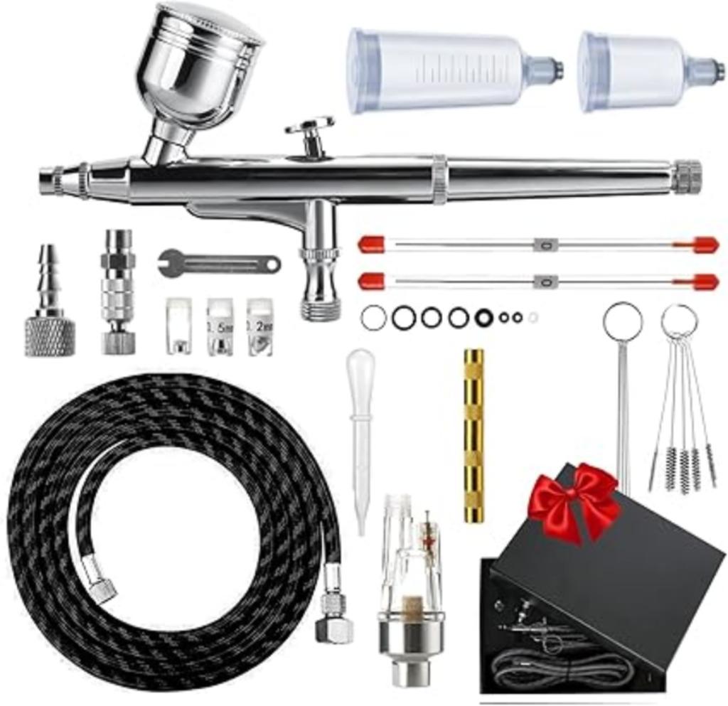 Airbrush set | dubbele actie | luchtborstelset | Nieuw