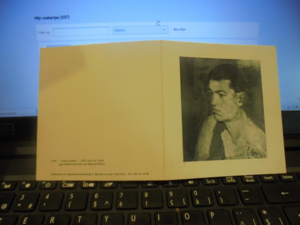 dp Marcel Peire, Verzamelen, Ophalen of Verzenden, Bidprentje