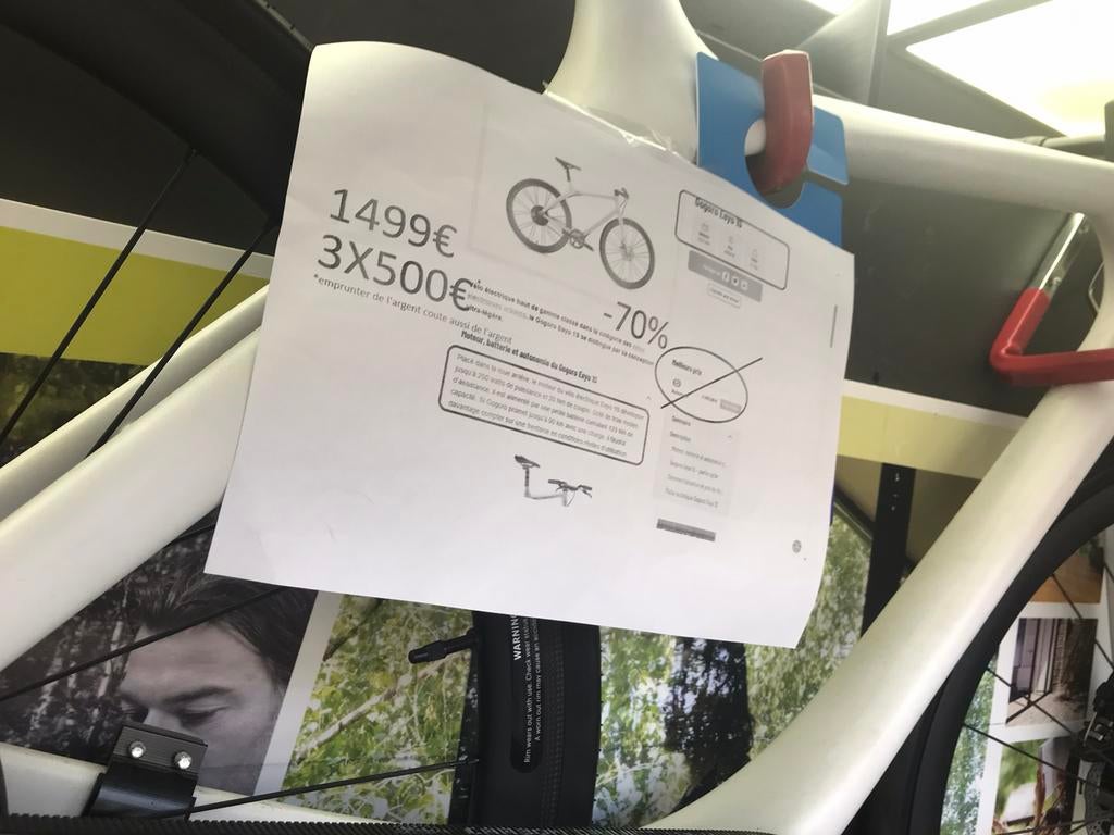GOGORO 70% lichtste fiets ter wereld, Nieuw