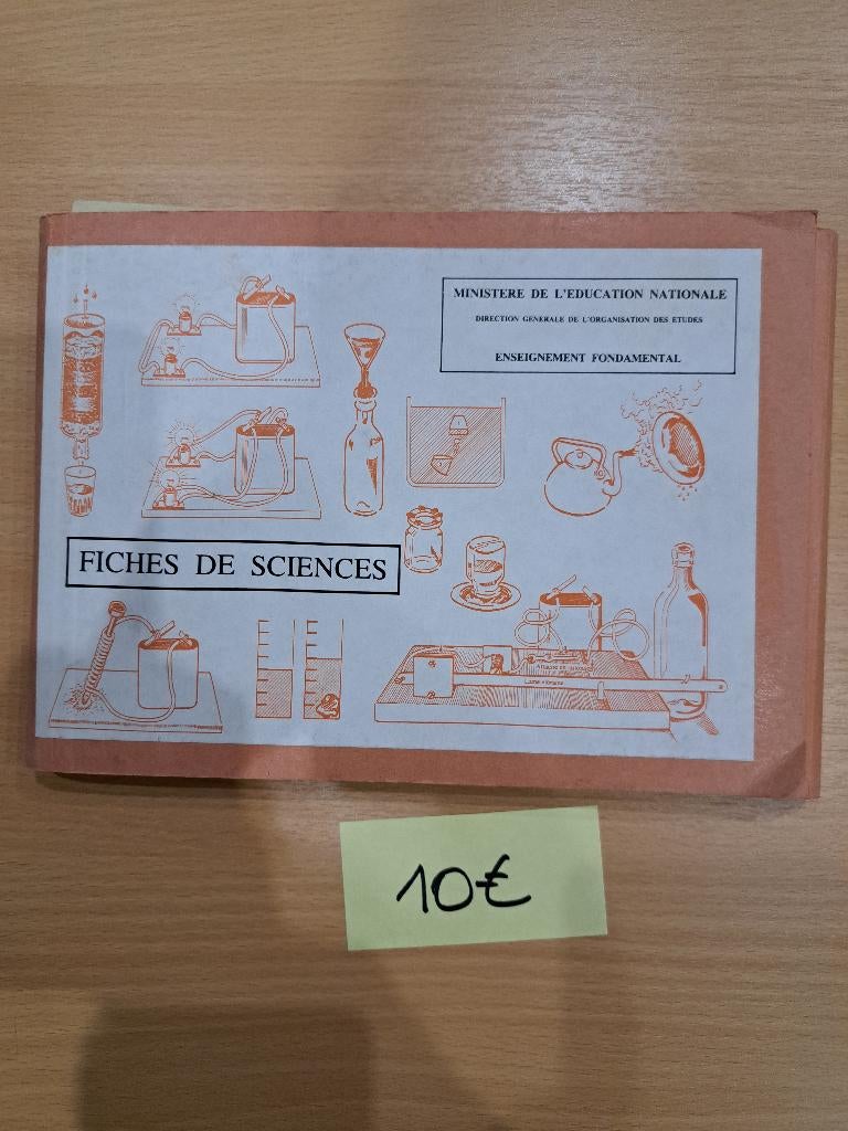 Fiches de sciences - Manuel scolaire Eveil, Enlèvement, Utilisé