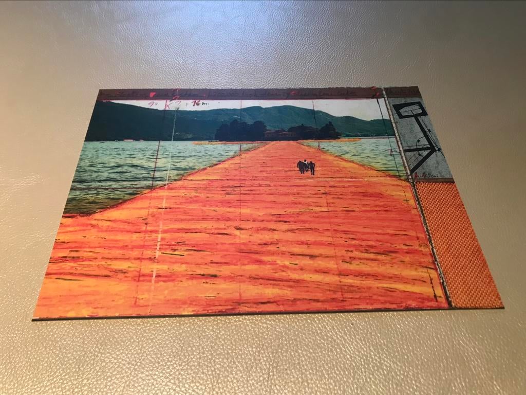 Christo invitatie, Ophalen of Verzenden, Zo goed als nieuw, Beeldhouwkunst