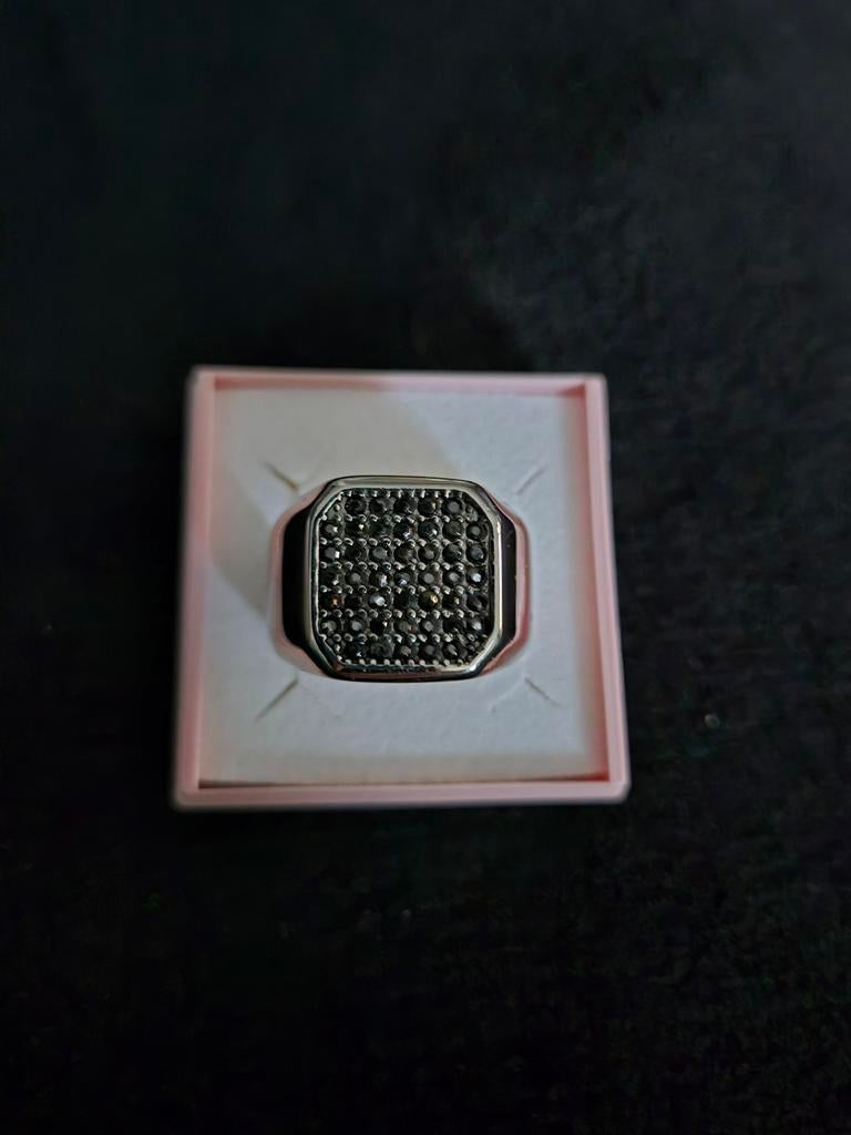 Nieuwe ring voor heren in stainless steel maat 11, Bijoux, Sacs & Beauté, Bagues, Neuf, Enlèvement ou Envoi, Fer ou Acier, Avec strass