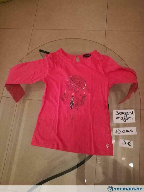 Vêtement fille : T-shirt Sergent major 10 ans longues manche, Enfants & Bébés, Vêtements enfant | Autre, Enlèvement ou Envoi
