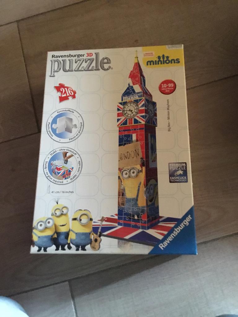 Puzzel in 3D, Enlèvement, Comme neuf