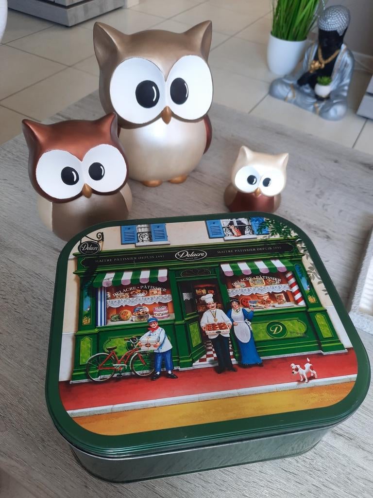 Boîte à biscuits en étain, Enlèvement ou Envoi, Comme neuf