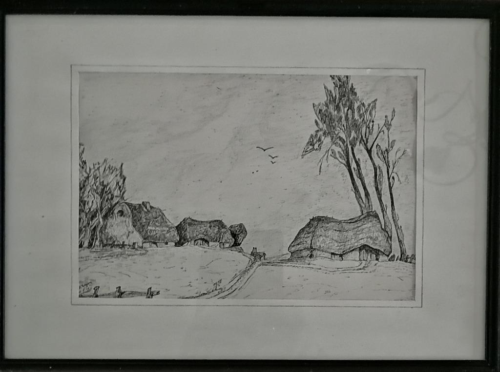 R.Segers,Tekening naar ets Dirk Baksteen 15 09 60, Verzenden