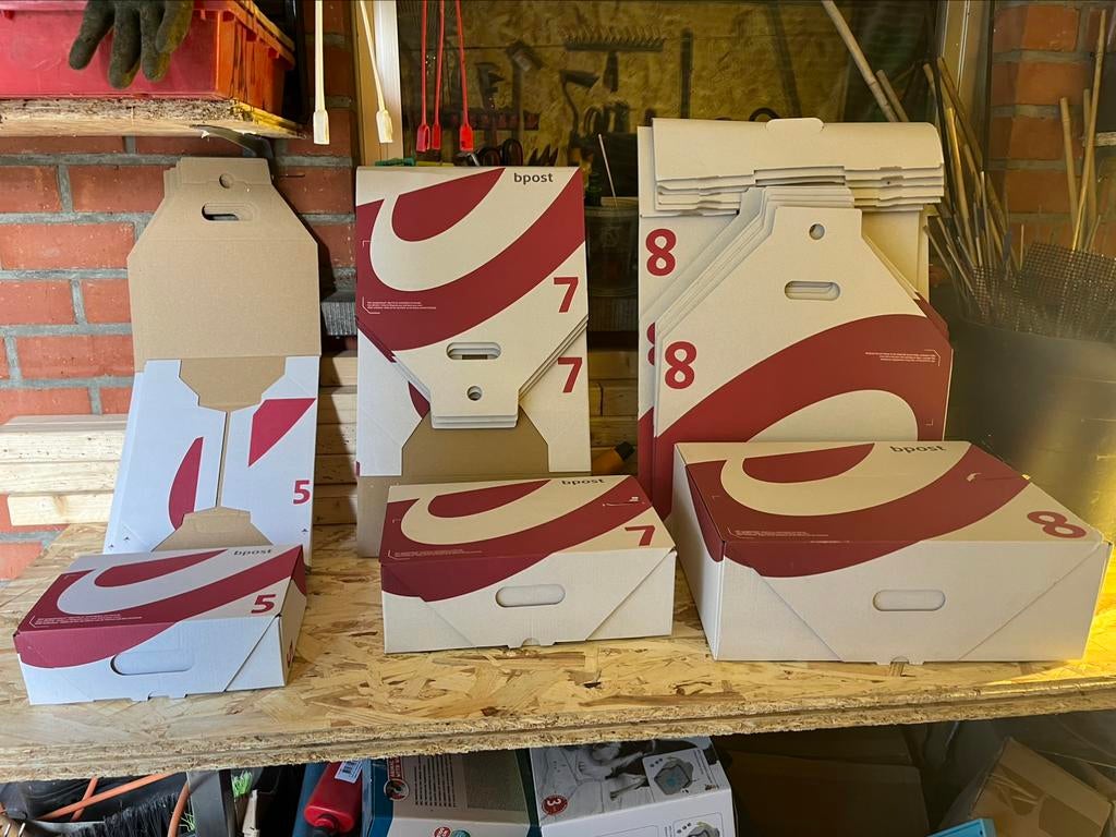 Boîtes d’envoi bpost neufs, Enlèvement, Neuf