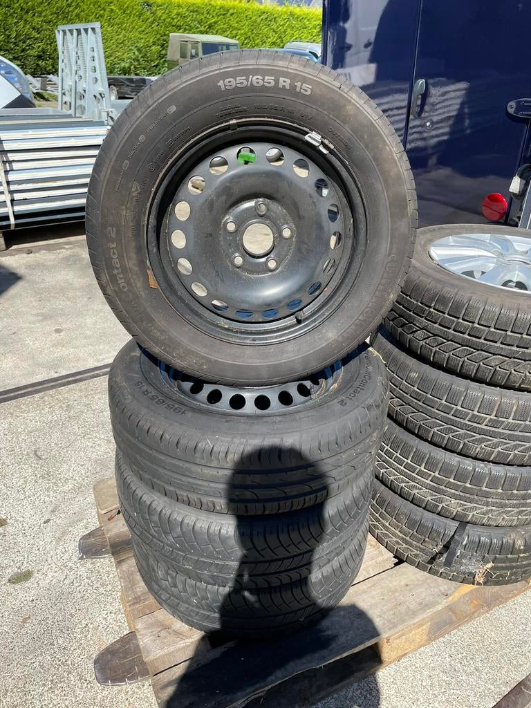 Volkswagen skoda Zomerwielen 195/65 R15 91V, Auto diversen, Overige Auto diversen, Ophalen