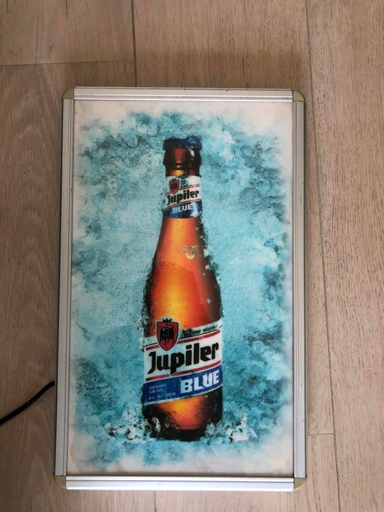 Lichtreclame Jupiler Blue., Verzamelen, Merken en Reclamevoorwerpen, Ophalen, Zo goed als nieuw